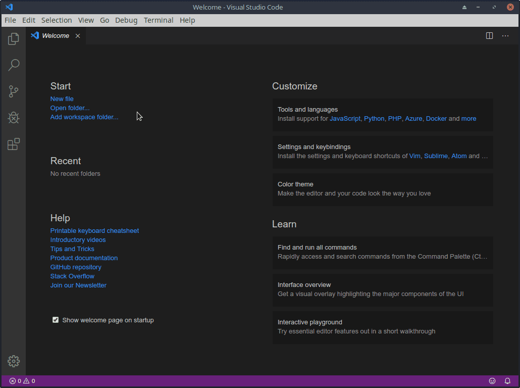 The latest version of Visual Studio Code is version 1.4.1.