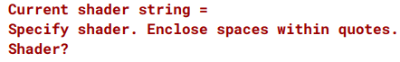 MGED Command Prompt Response When Defining a Model Region’s Material Properties