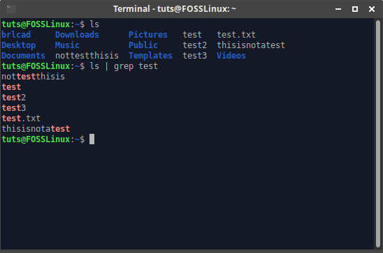 Equivalent ls command