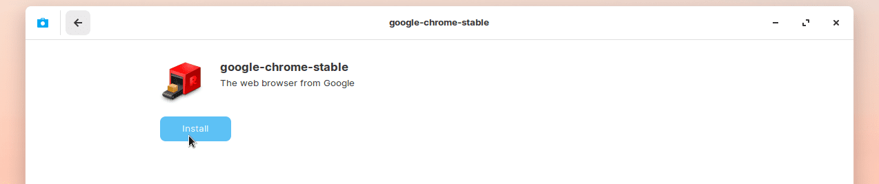 Install Google Chrome