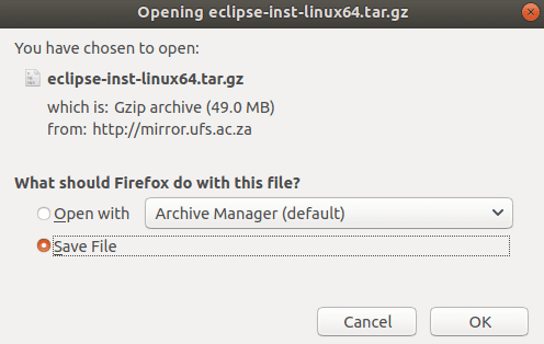Save Eclipse File