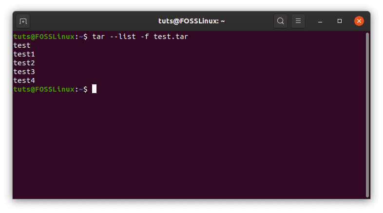 15 Tar command in Linux uses with examples | FOSS Linux