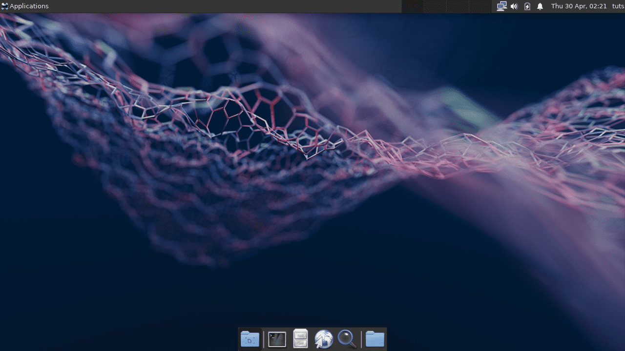 Fedora 32 with F29 Background