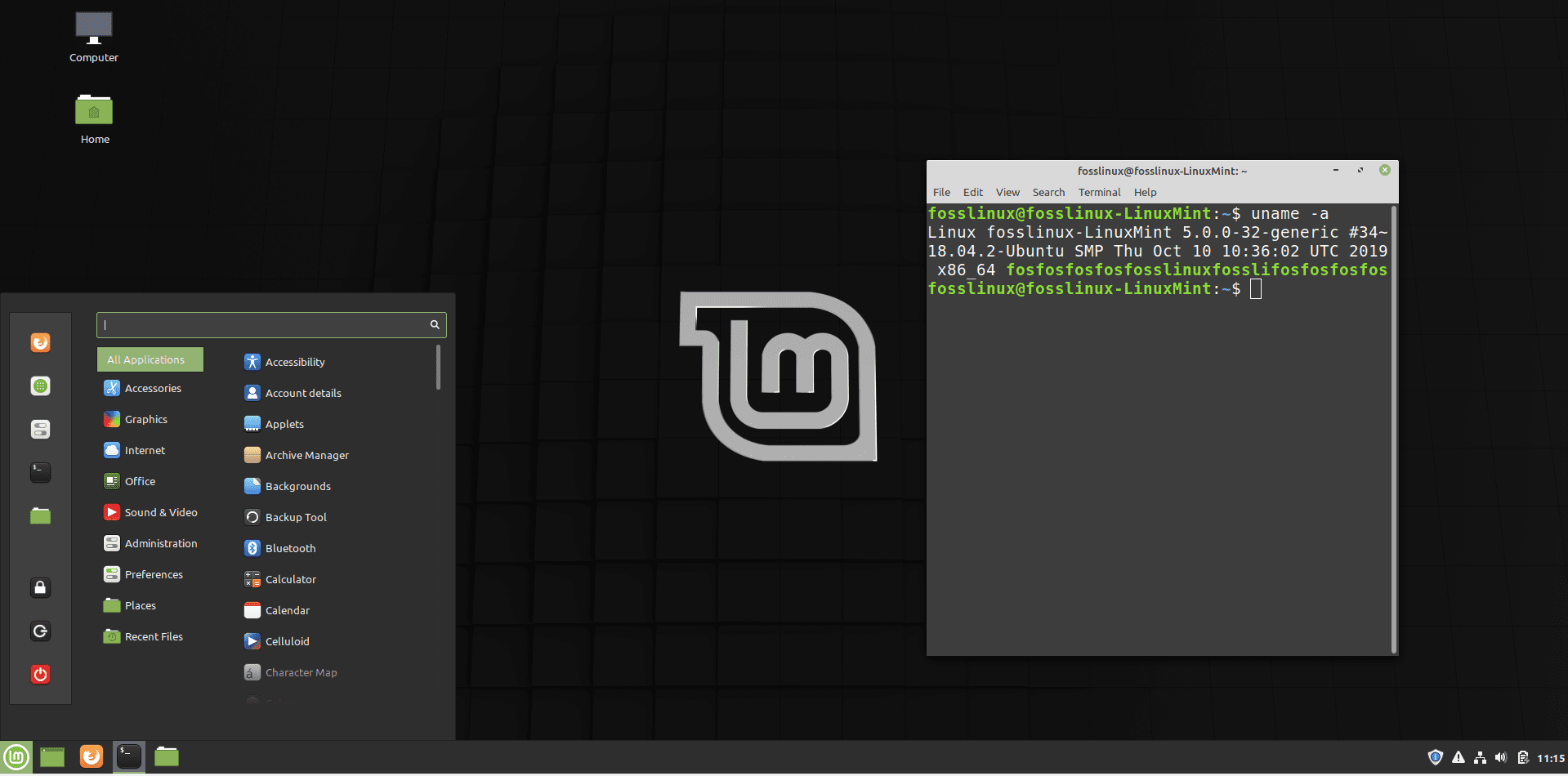 Linux Mint Cinnamon