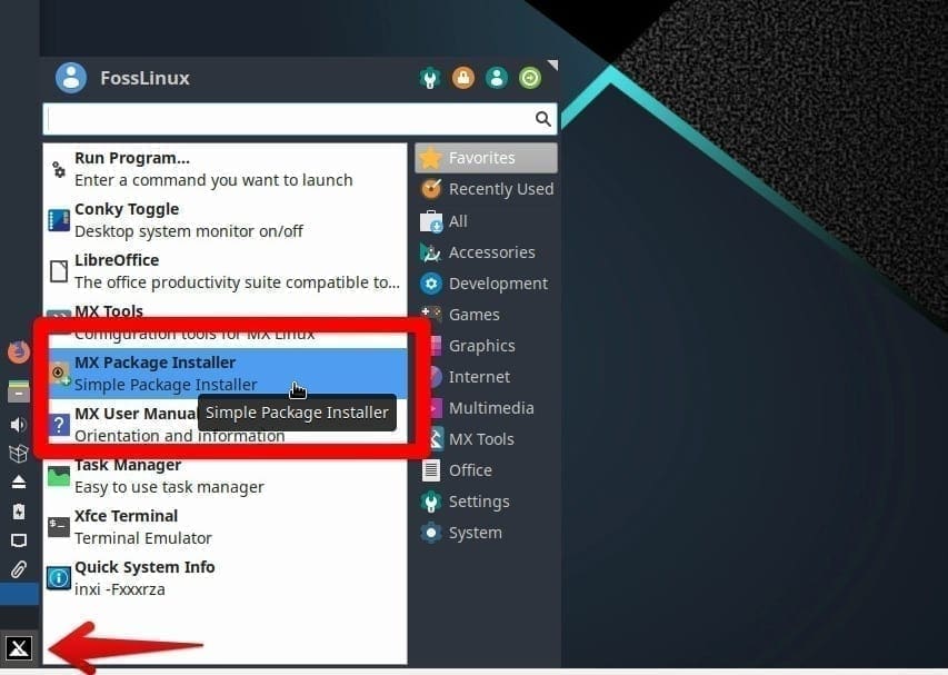 MX-Linux-Desktop-Menu
