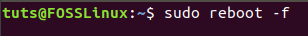 Force a Reboot Ubuntu Server