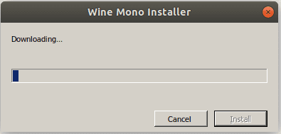Install mono on wine