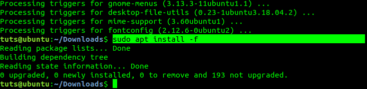 Installing setup via Terminal