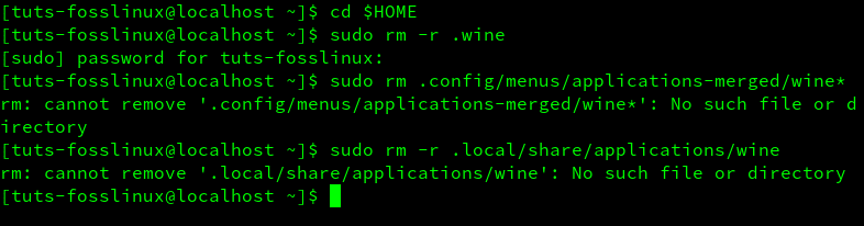 Remove_Unistall WineHQ on Fedora Workstation