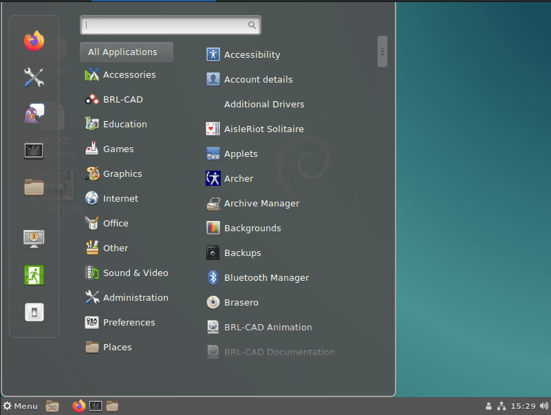 cinnamon desktop environment