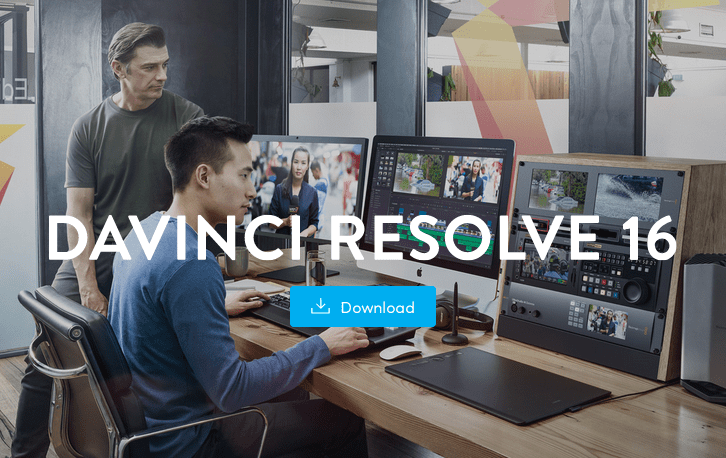 Visit Black Magic Desin website to download Davinci Resolve