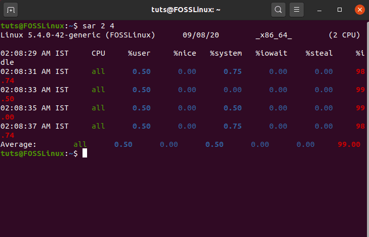 Image-of-sar-Linux-performance-monitoring-tool