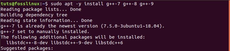 Install G++ Compilers