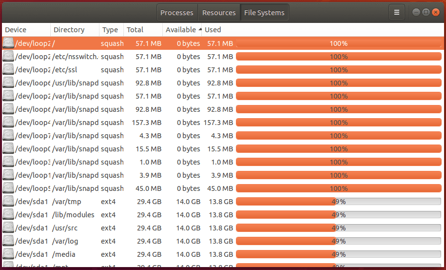 System Monitor.