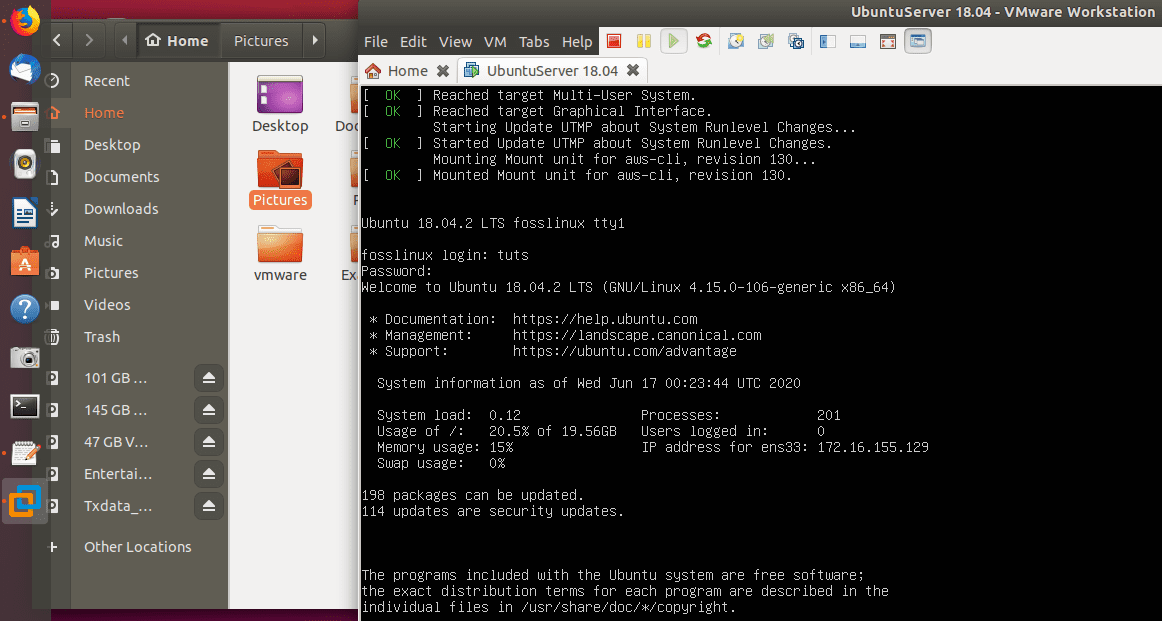 Ubuntu Deskto - Ubuntu Server Workstation.