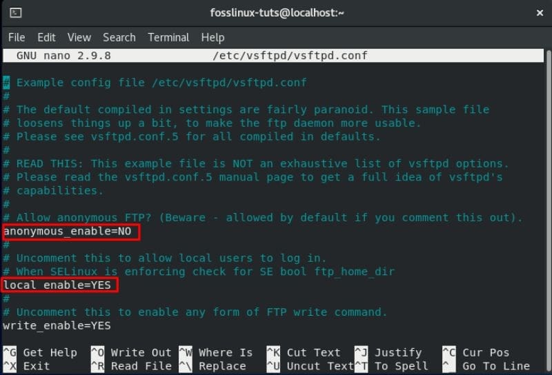 Image-showing-configuration-of-FTP-access-settings