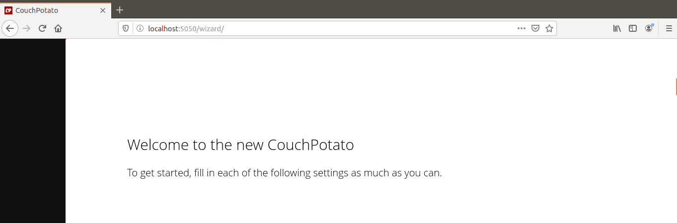 CouchPotato Home Page