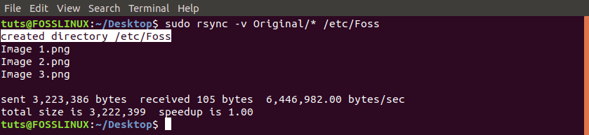 Create Directpry with Rsync