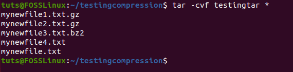 tar-compression