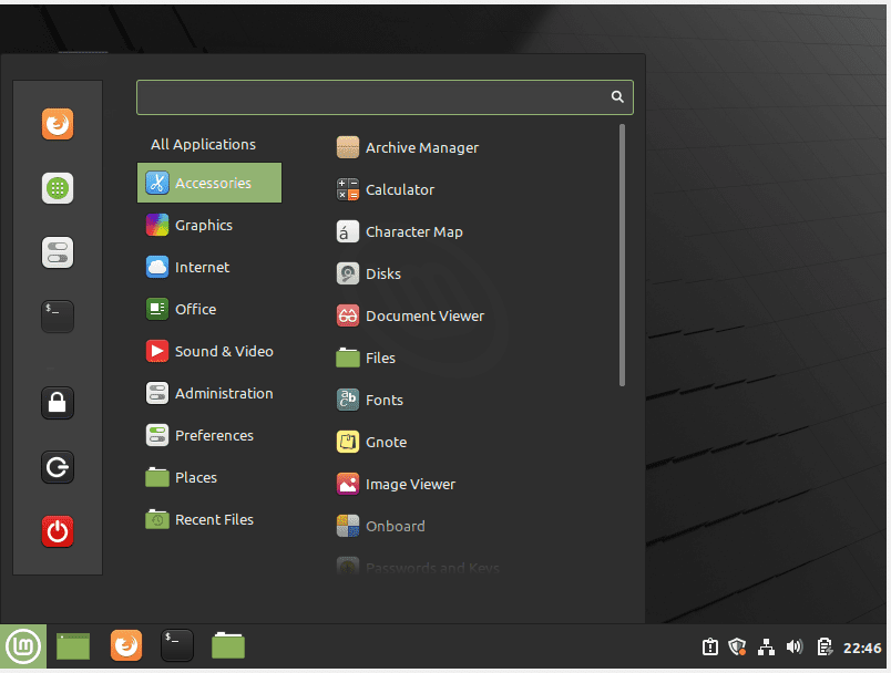 Linux Mint Desktop