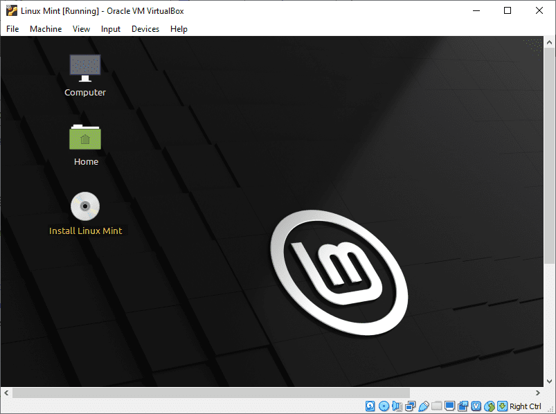 Linux Mint Start Installation