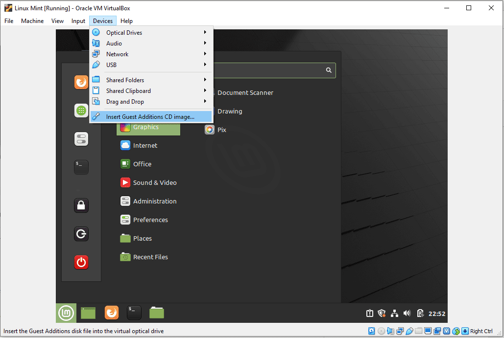 Linux Mint advance features installation