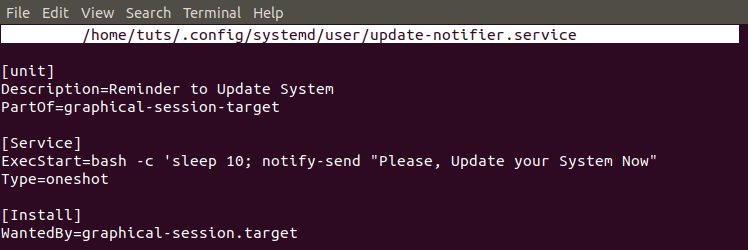 Systemd File