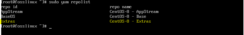 centos extra repo enabled