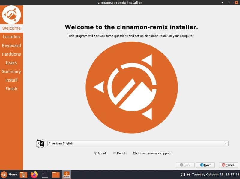 Calamares Installer - Welcome