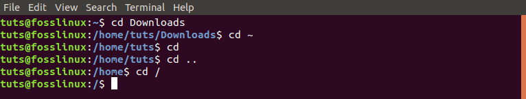 CD command