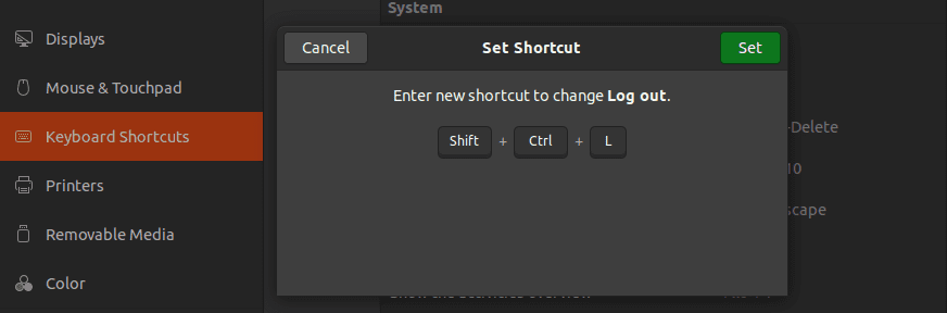 Create a new shortcut