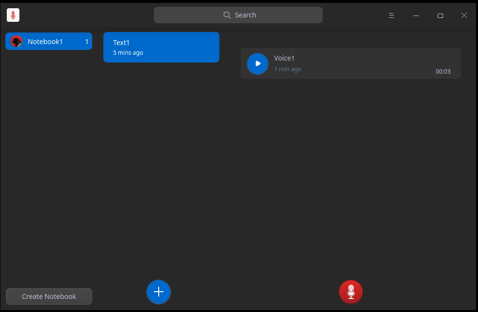 Deepin Voice Notes