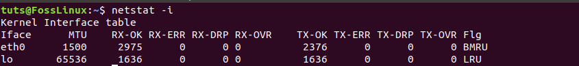 Display network interface transactions