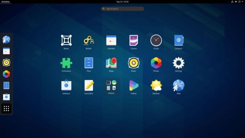 GNOME 3 user interface