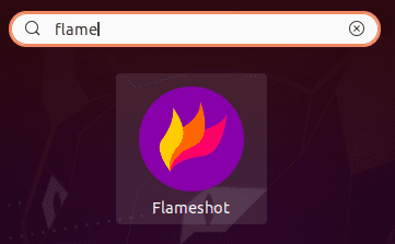 Open the Flameshot Application