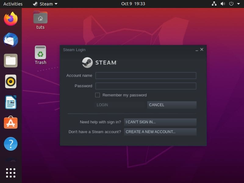 Running Steam on Ubuntu