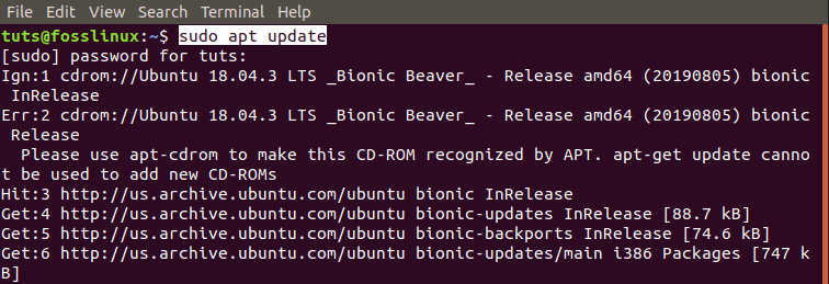 Update Ubuntu