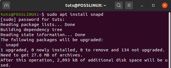 install snapd