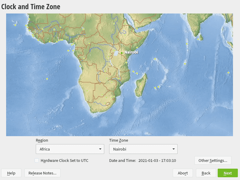 Clock and Time Zone