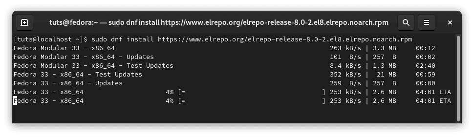 Install the repository