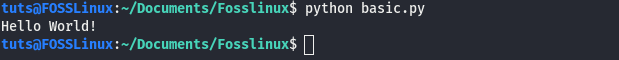 basic syntax of python