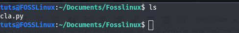 ls command in linux