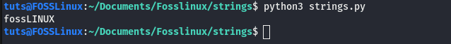 swaping case of python string