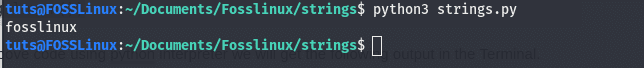 transforming a string to uppercase