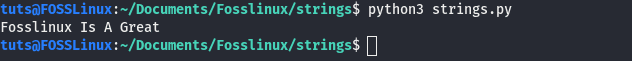 transforming string to title