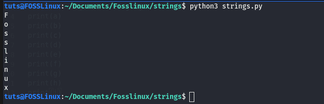 unpacking characters using variables