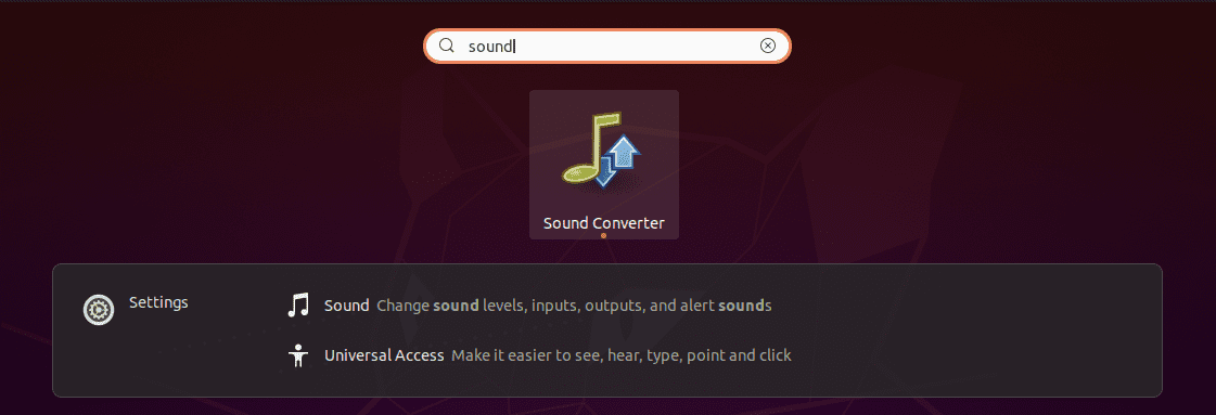 Launch Sound Converter