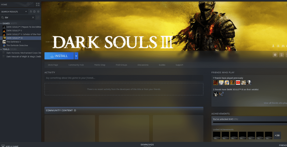 Install Dark Souls III