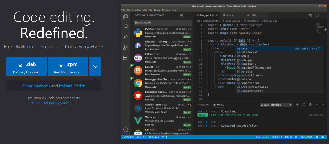 Visual Studio Code Software Code Editor