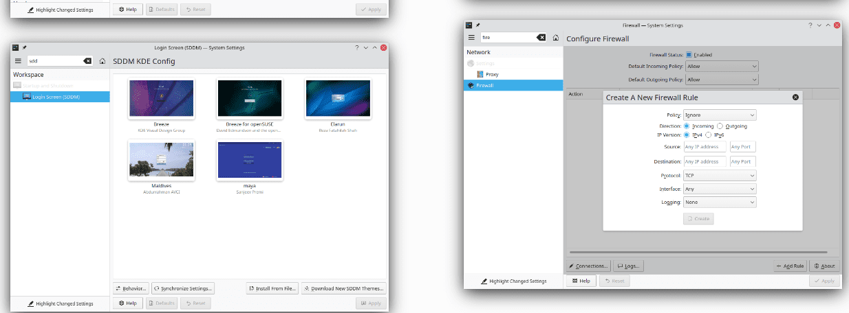 KDE Plasma 5.21 System Settings